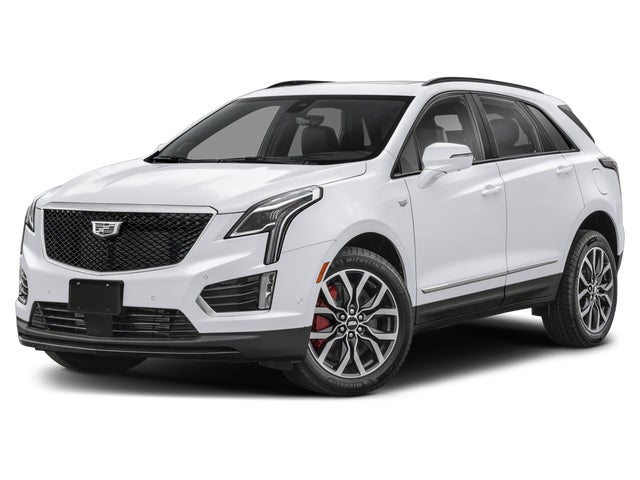 Crystal White Tricoat 2025 Cadillac XT5 Sport AWD SUV / Crossover Four-Wheel Drive Automatic