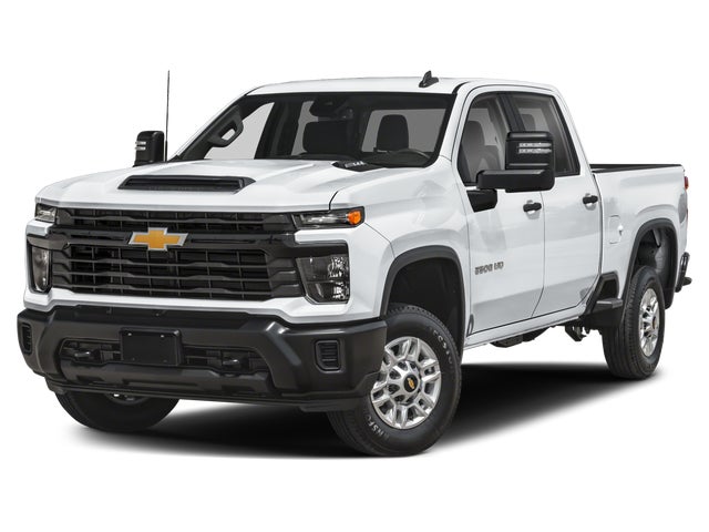 Summit White 2025 Chevrolet Silverado 2500HD LT Crew Cab 4WD Pickup Truck Four-Wheel Drive Automatic