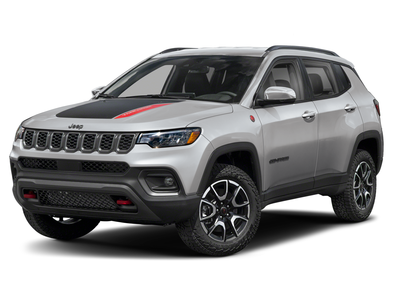 White 2025 Jeep Compass Trailhawk 4WD SUV / Crossover Four-Wheel Drive 8-Speed Automatic