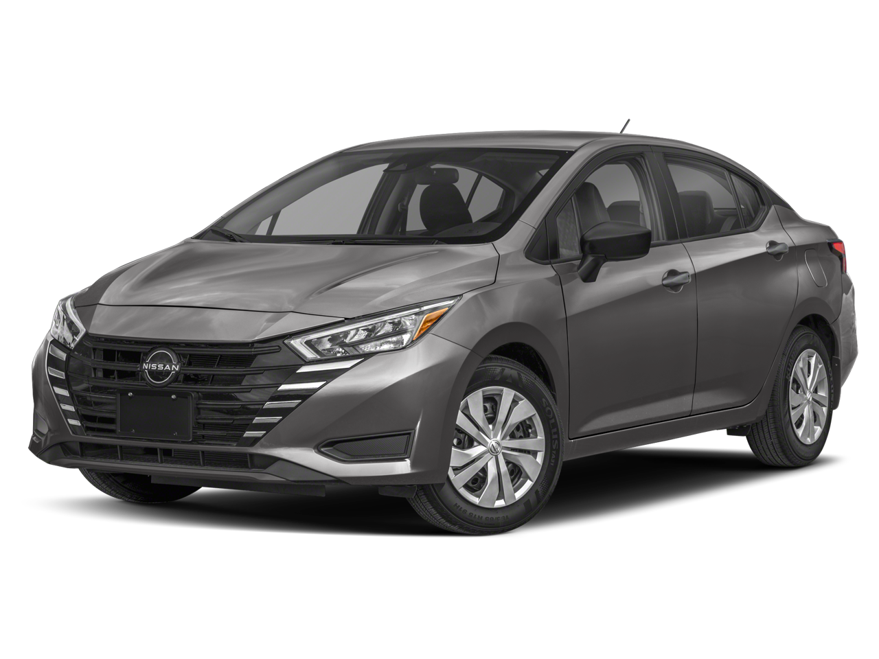Gray (Gun Metallic) 2025 Nissan Versa Sedan Front-Wheel Drive Continuously Variable Transmission