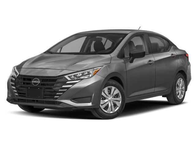Gray (Gun Metallic) 2025 Nissan Versa Sedan Front-Wheel Drive Continuously Variable Transmission