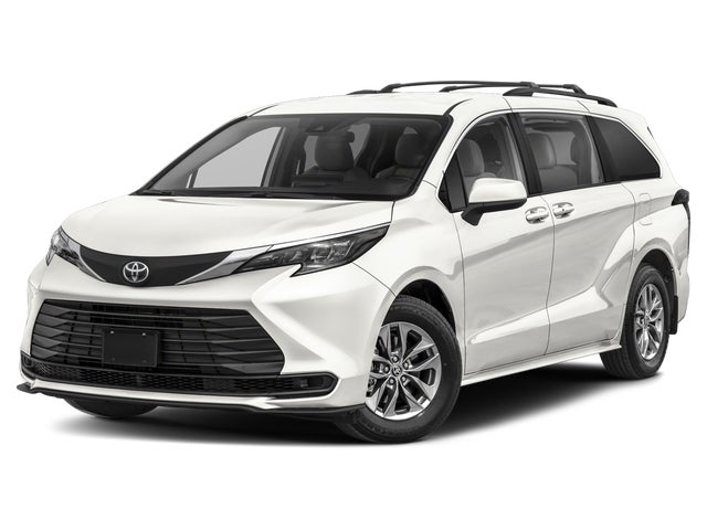 Gray 2025 Toyota Sienna LE 8-Passenger AWD Minivan All-Wheel Drive Continuously Variable Transmission