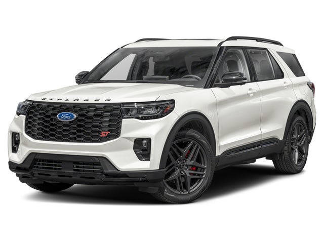 Rapid Red Metallic Tinted Clearcoat 2026 Ford Explorer ST AWD SUV / Crossover All-Wheel Drive Automatic