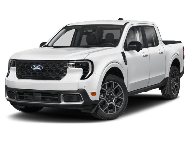 Gray Metallic 2026 Ford Maverick Lariat SuperCrew AWD Pickup Truck All-Wheel Drive Continuously Variable Transmission