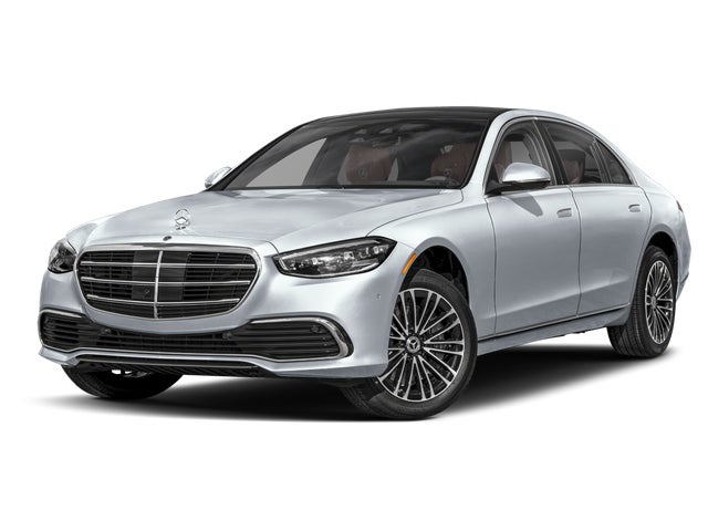 Moonlight White 2026 Mercedes-Benz S-Class Sedan All-Wheel Drive 9-Speed Automatic