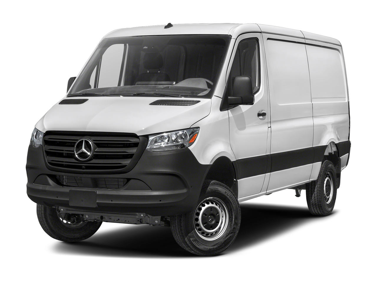 Gray (Selenite Grey Metallic) 2026 Mercedes-Benz Sprinter Cargo Van All-Wheel Drive Automatic