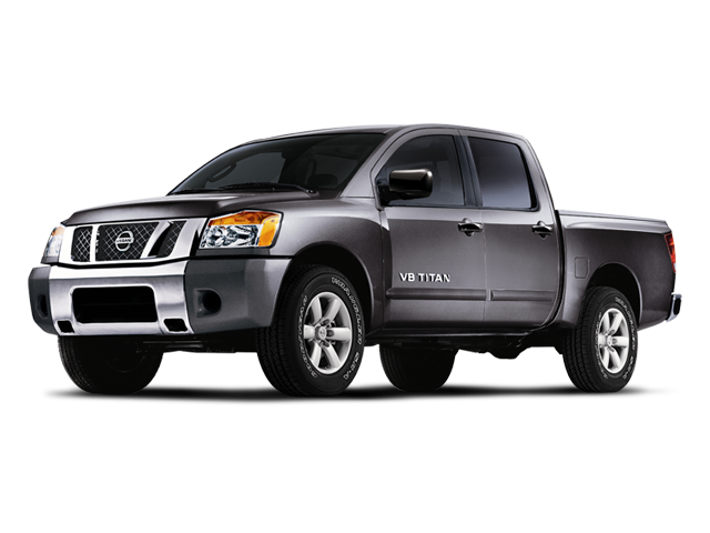 Galaxy Black 2008 Nissan Titan Pickup Truck Four-Wheel Drive 5-Speed Automatic