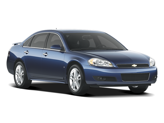 White 2009 Chevrolet Impala Sedan Front-Wheel Drive Automatic