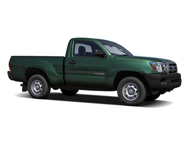 White 2009 Toyota Tacoma Pickup Truck 4X2 5-Speed Manual Overdrive