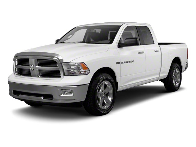 Bright White Clearcoat/Mineral Gray Metallic Cc 2010 Dodge RAM 1500 Pickup Truck Four-Wheel Drive 5-Speed Automatic