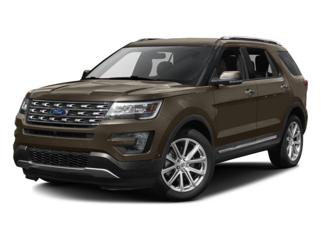 White 2016 Ford Explorer Limited 4WD SUV / Crossover All-Wheel Drive Automatic