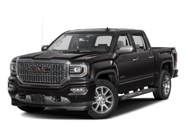 Gray (Iridium Metallic) 2016 GMC Sierra 1500 Denali Crew Cab 4WD Pickup Truck Four-Wheel Drive Automatic