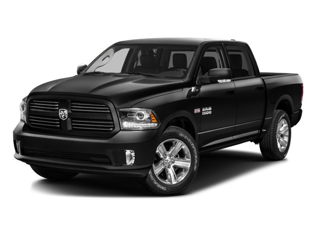 Gray 2016 RAM 1500 Pickup Truck Four-Wheel Drive Automatic