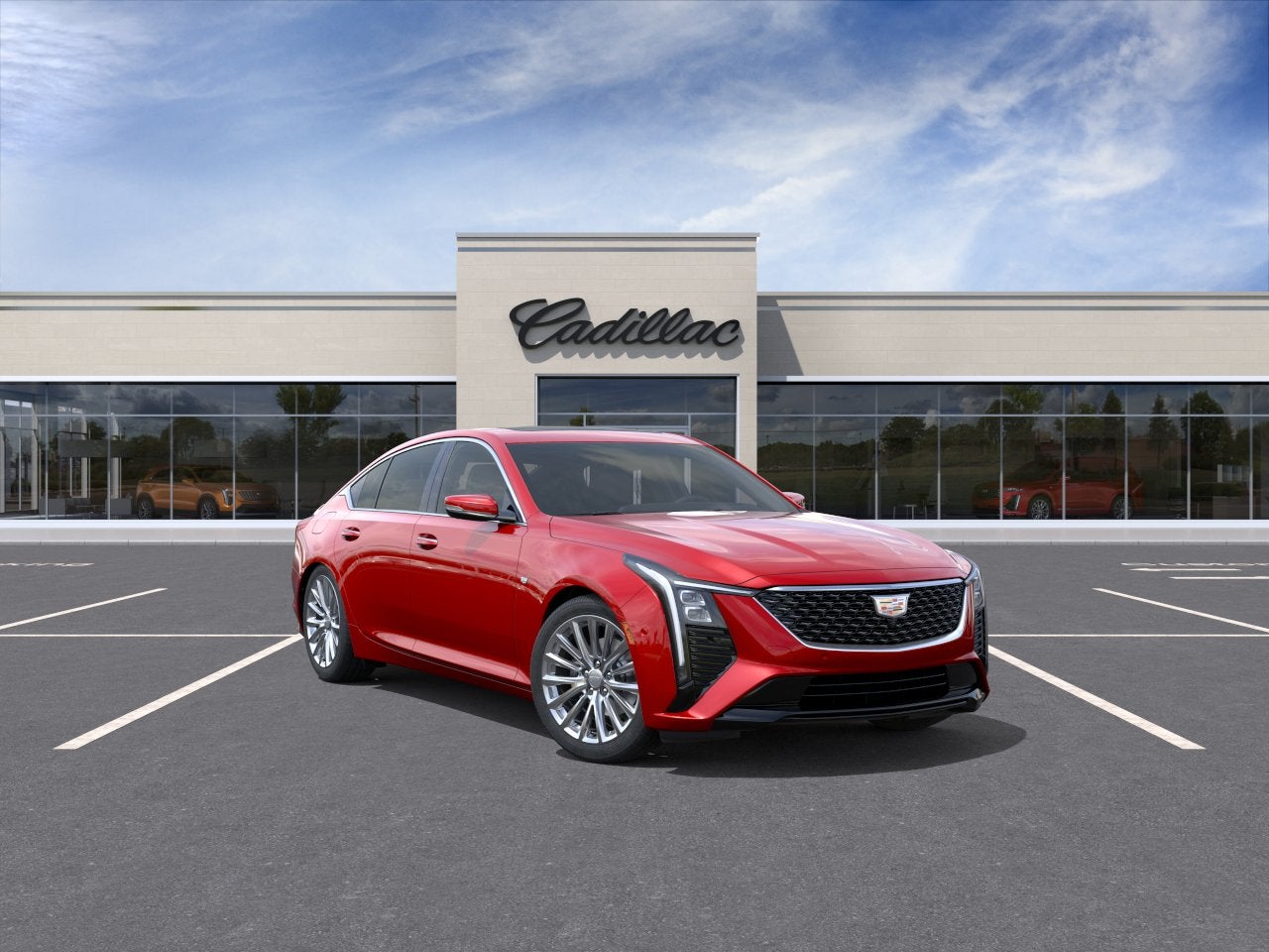 Radiant Red Tintcoat 2026 Cadillac CT5 Sedan All-Wheel Drive Automatic