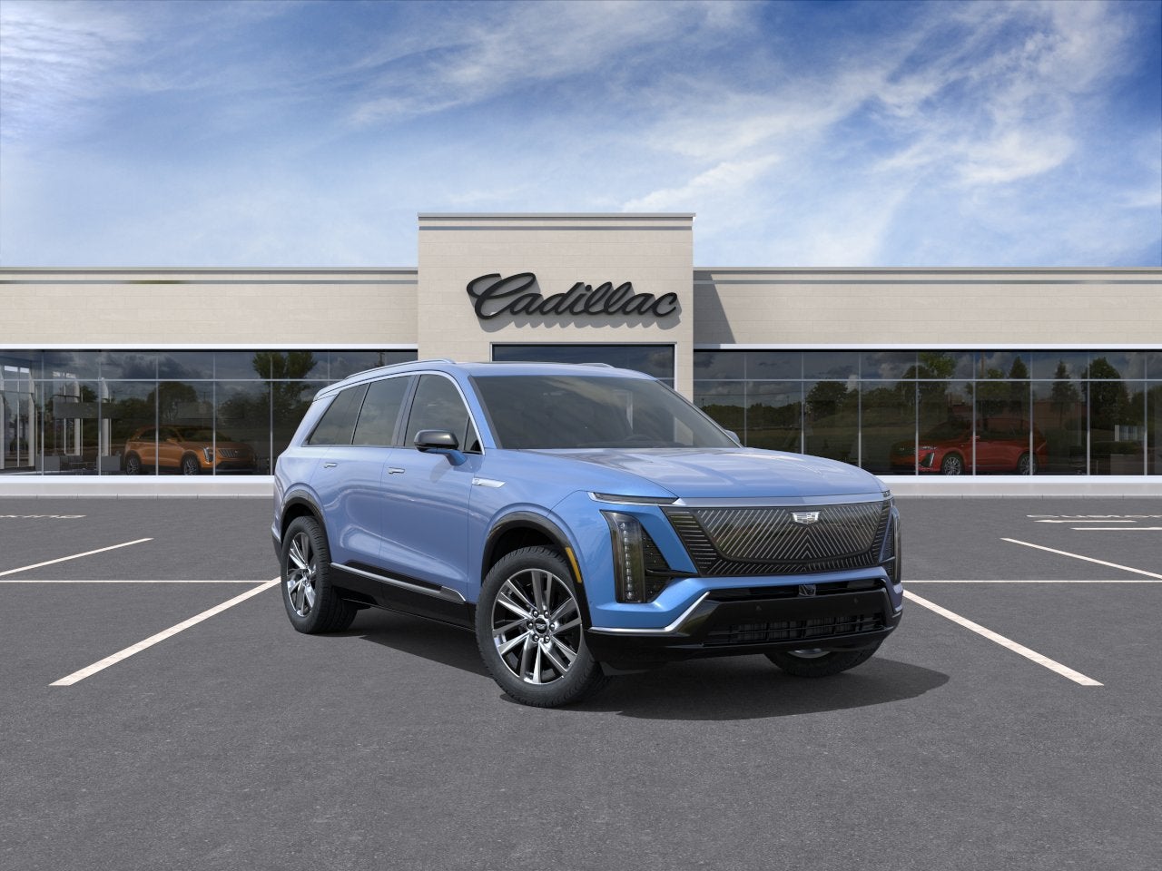 Blue Graphite Tricoat 2027 Cadillac VISTIQ SUV / Crossover All-Wheel Drive Automatic