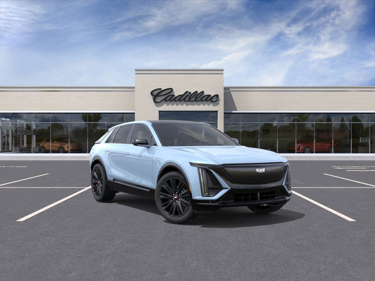 Nimbus Metallic 2025 Cadillac LYRIQ SUV / Crossover All-Wheel Drive Automatic