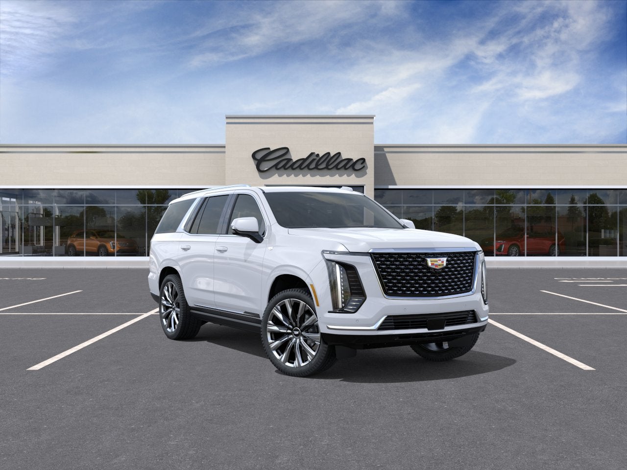 Vibrant White Tricoat 2026 Cadillac Escalade Luxury 4WD SUV / Crossover Four-Wheel Drive Automatic