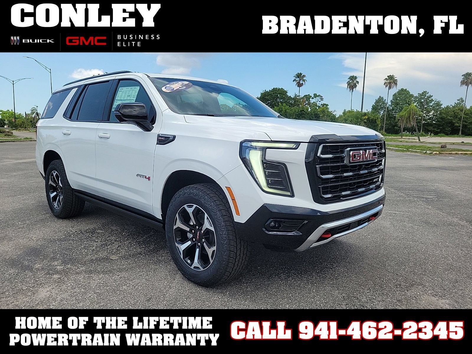 Summit White 2026 GMC Yukon SUV / Crossover Four-Wheel Drive Automatic