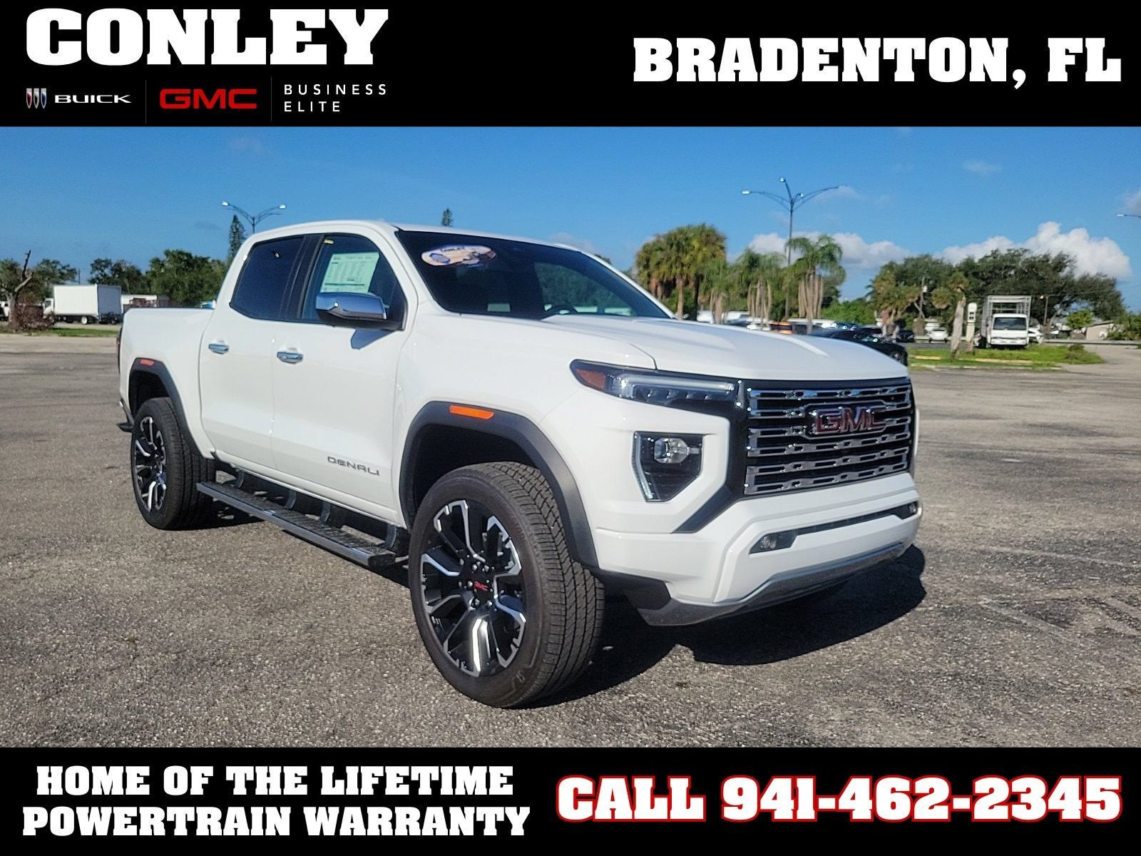 Summit White 2026 GMC Canyon Pickup Truck Four-Wheel Drive Automatic