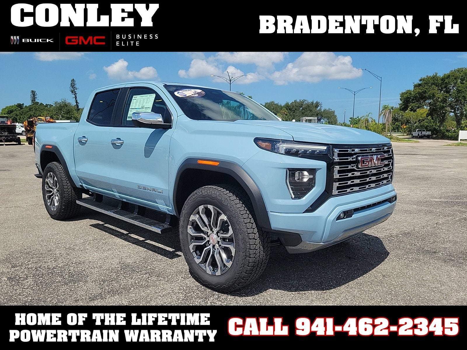Glacier Metallic 2026 GMC Canyon Pickup Truck Four-Wheel Drive Automatic