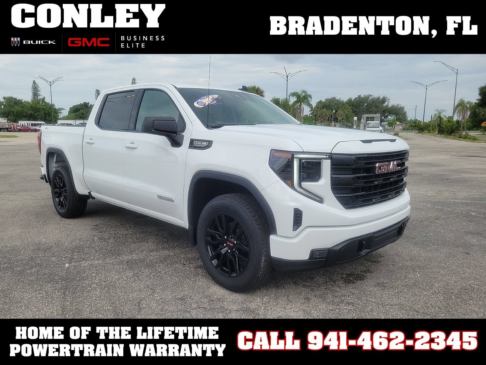Summit White 2026 GMC Sierra 1500 Pickup Truck Four-Wheel Drive Automatic