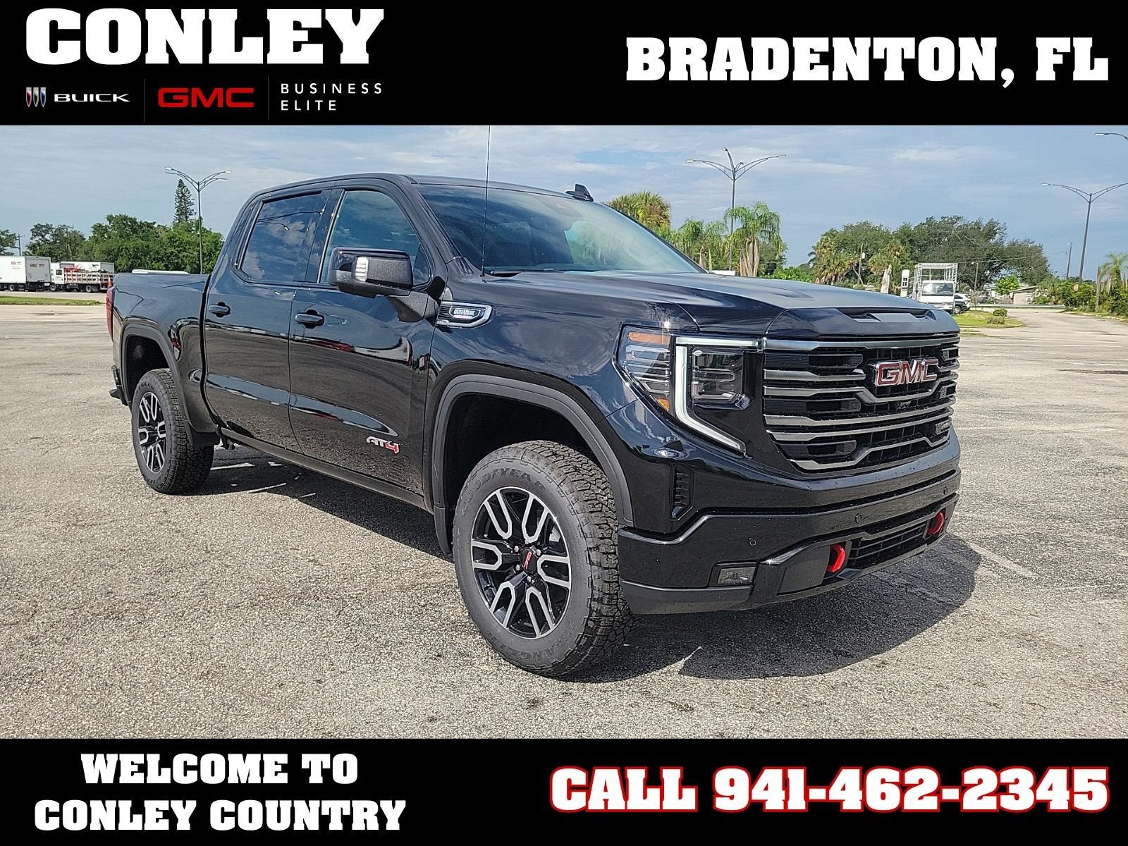 Onyx Black 2026 GMC Sierra 1500 Pickup Truck Four-Wheel Drive Automatic