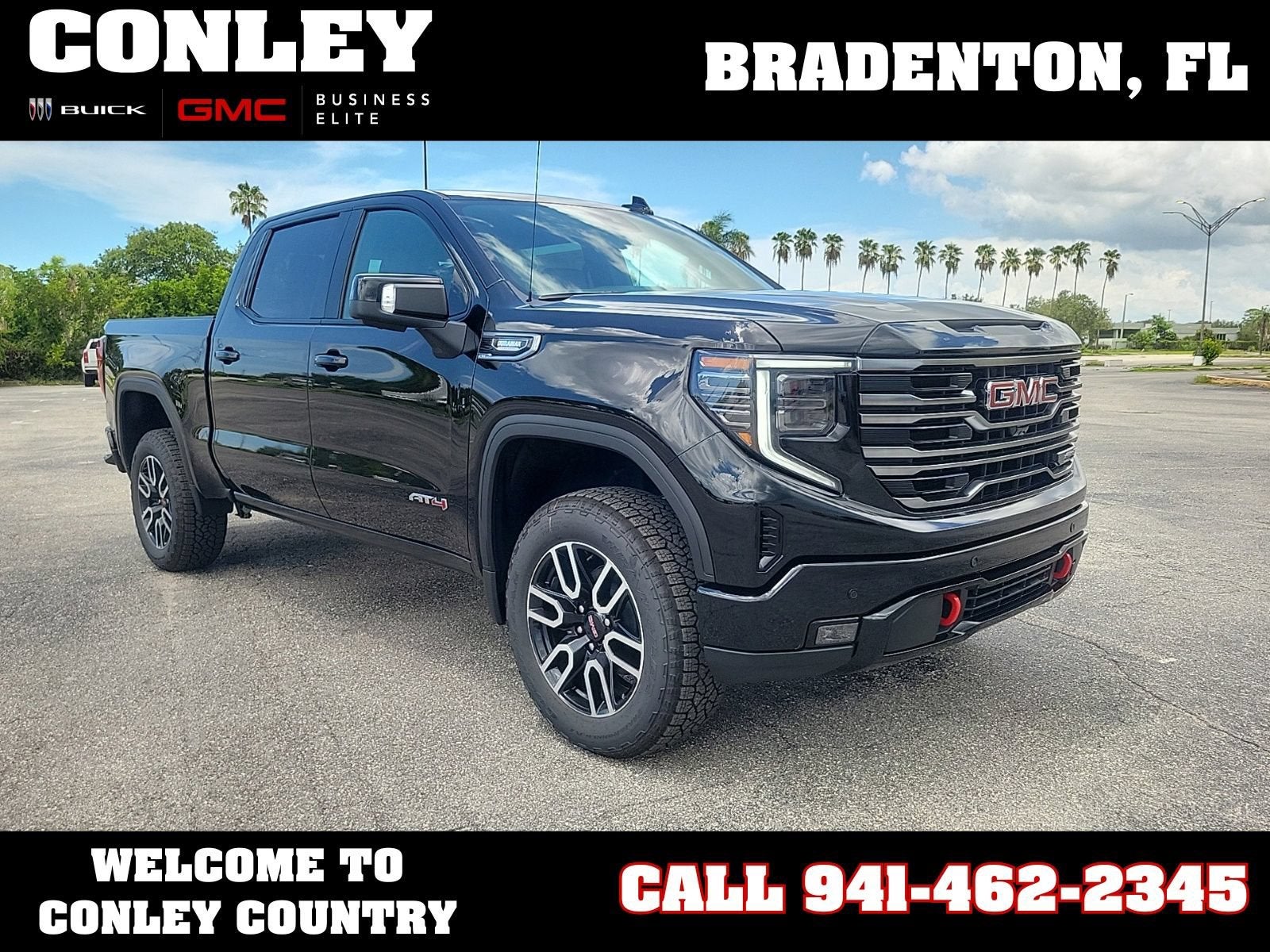 Onyx Black 2026 GMC Sierra 1500 Pickup Truck Four-Wheel Drive Automatic