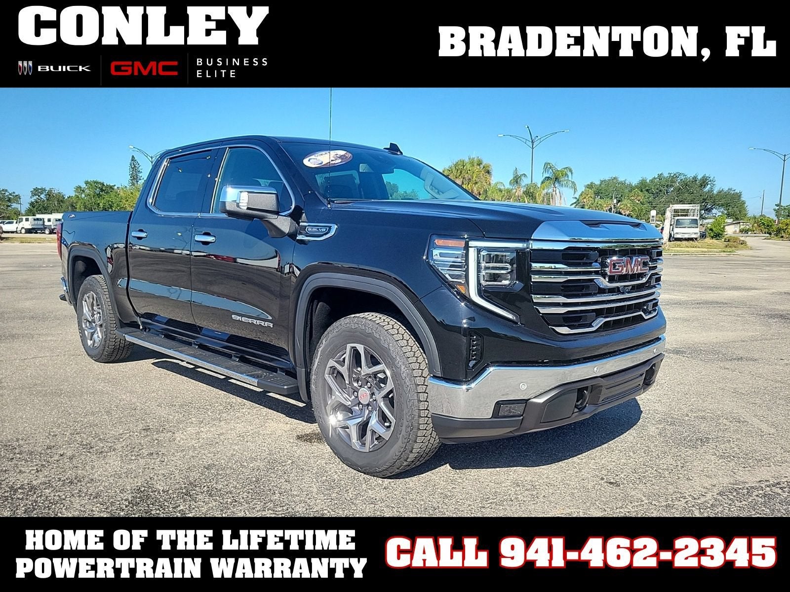 Onyx Black 2026 GMC Sierra 1500 Pickup Truck Four-Wheel Drive Automatic