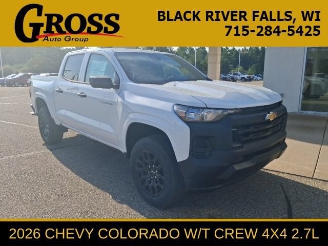 Summit White 2026 Chevrolet Colorado Pickup Truck 4X2 Automatic