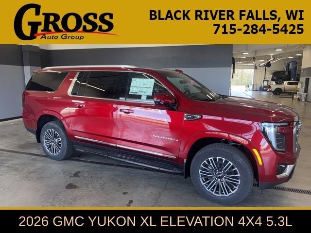 Volcanic Red Tintcoat 2026 GMC Yukon XL SUV / Crossover Four-Wheel Drive Automatic