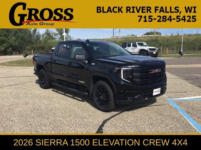 Onyx Black 2026 GMC Sierra 1500 Pickup Truck Four-Wheel Drive Automatic
