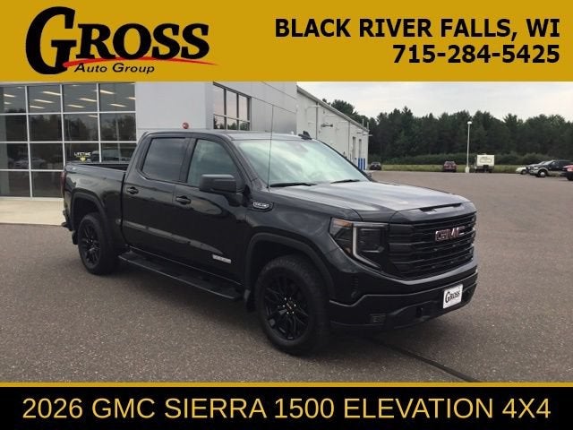 Onyx Black 2026 GMC Sierra 1500 Pickup Truck Four-Wheel Drive Automatic