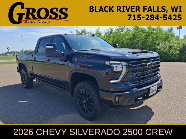 Black 2026 Chevrolet Silverado 3500HD Pickup Truck Four-Wheel Drive Automatic