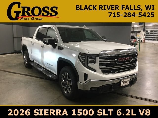 Summit White 2026 GMC Sierra 1500 Pickup Truck Four-Wheel Drive Automatic