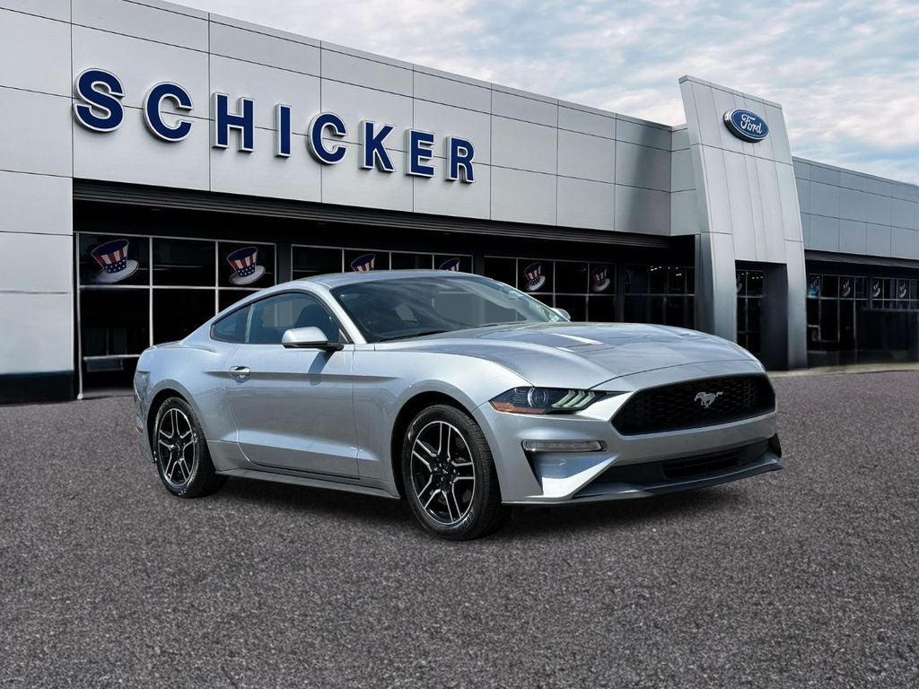 Iconic Silver 2020 Ford Mustang EcoBoost Coupe RWD Coupe Rear-Wheel Drive 10-Speed Automatic