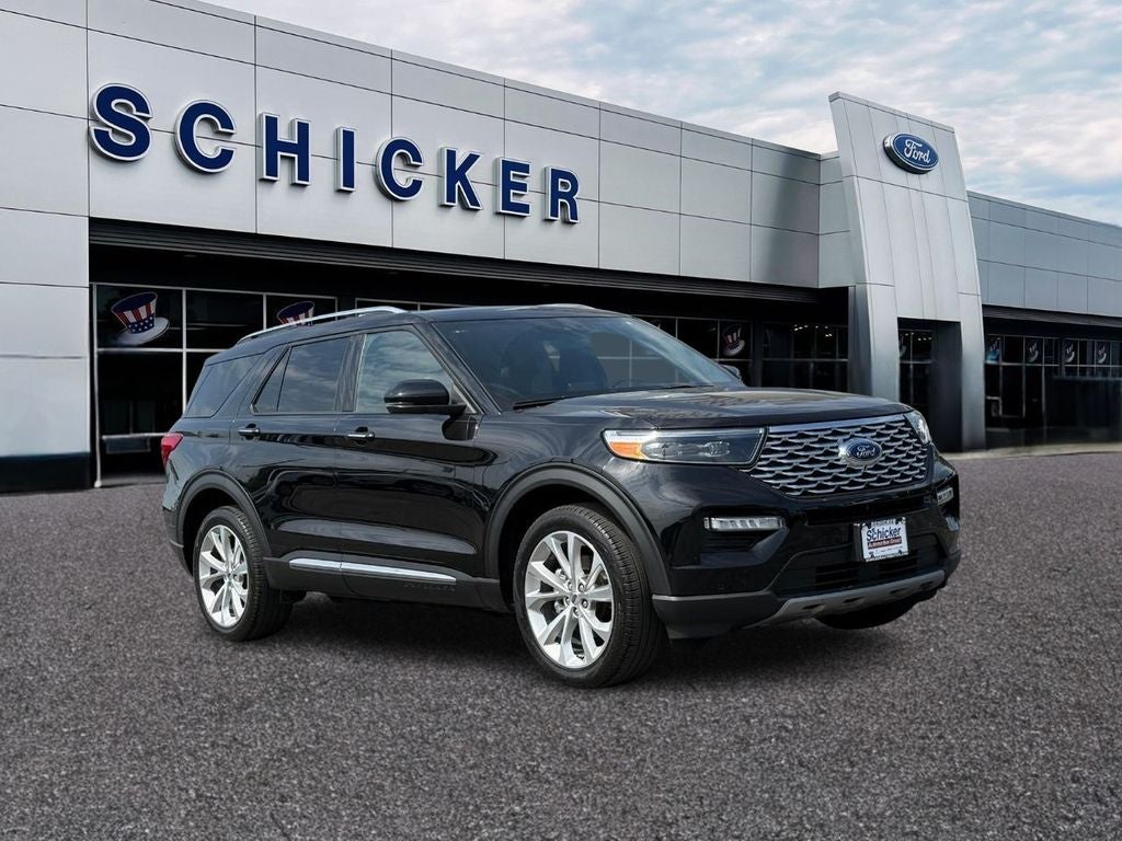 Agate Black Metallic 2023 Ford Explorer SUV / Crossover All-Wheel Drive 10-Speed Automatic