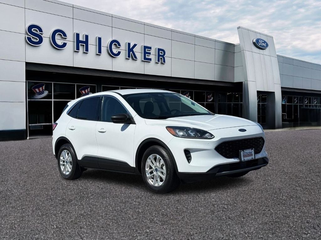 Oxford White 2022 Ford Escape Hybrid SE FWD SUV / Crossover Front-Wheel Drive Continuously Variable Transmission