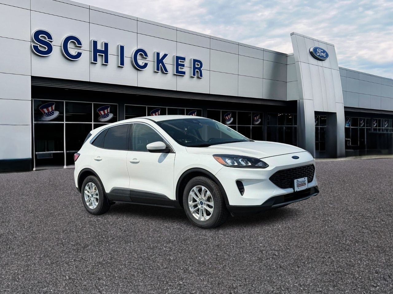 Star White Metallic Tri-Coat 2020 Ford Escape SUV / Crossover Front-Wheel Drive 8-Speed Automatic