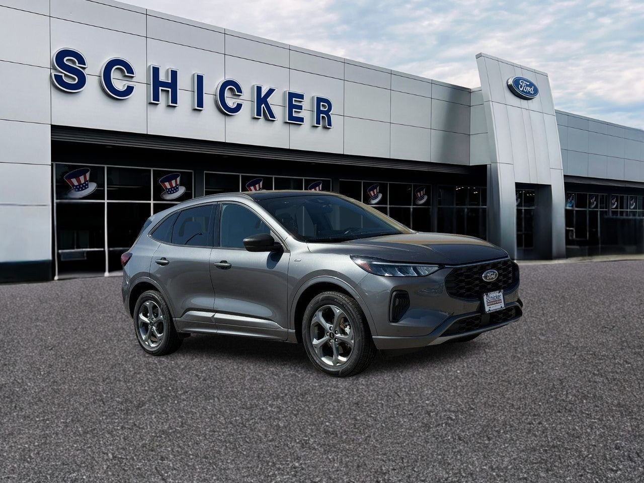 Carbonized Gray Metallic 2023 Ford Escape SUV / Crossover All-Wheel Drive 8-Speed Automatic