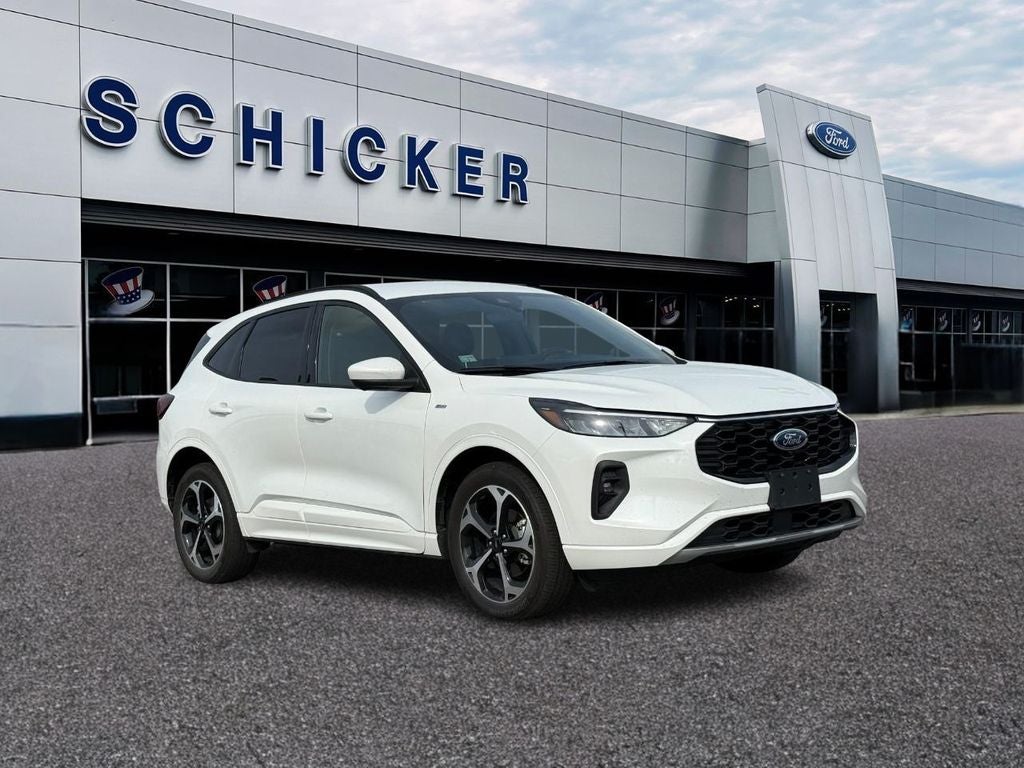 Star White Metallic Tri-Coat 2023 Ford Escape SUV / Crossover All-Wheel Drive 8-Speed Automatic