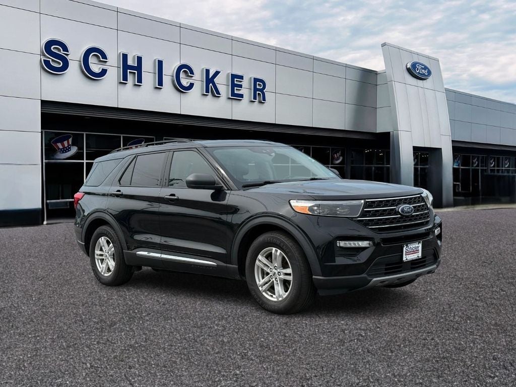 Agate Black Metallic 2020 Ford Explorer SUV / Crossover Rear-Wheel Drive 10-Speed Automatic
