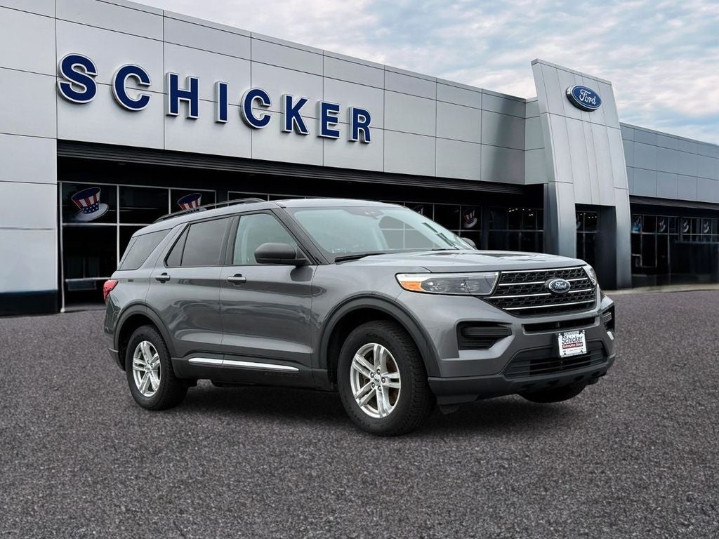 Carbonized Gray Metallic 2021 Ford Explorer SUV / Crossover All-Wheel Drive 10-Speed Automatic