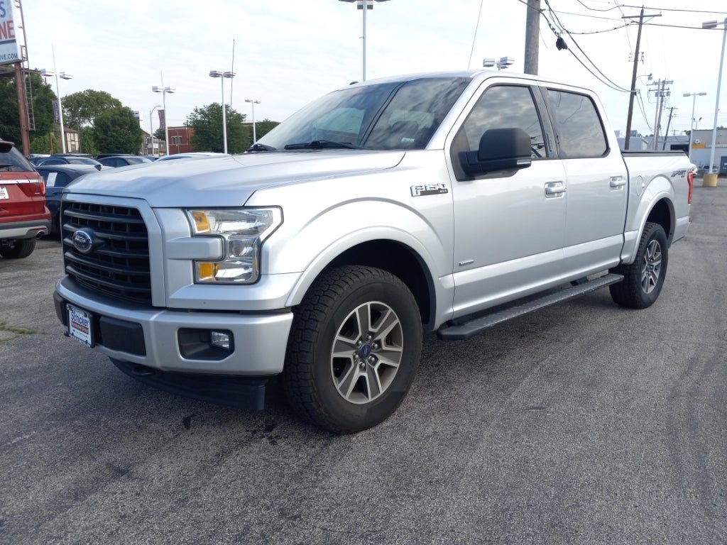 Ingot Silver Metallic 2017 Ford F-150 Pickup Truck Four-Wheel Drive 10-Speed Automatic