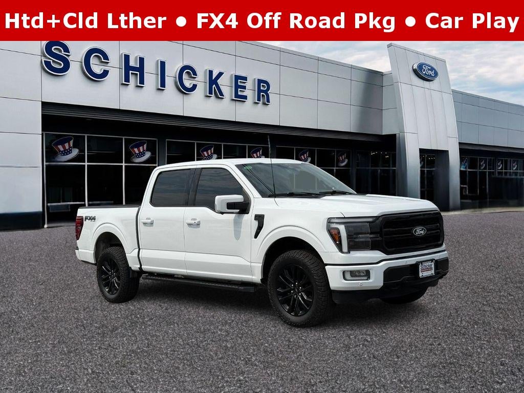 Oxford White 2024 Ford F-150 Pickup Truck Four-Wheel Drive 10-Speed Automatic