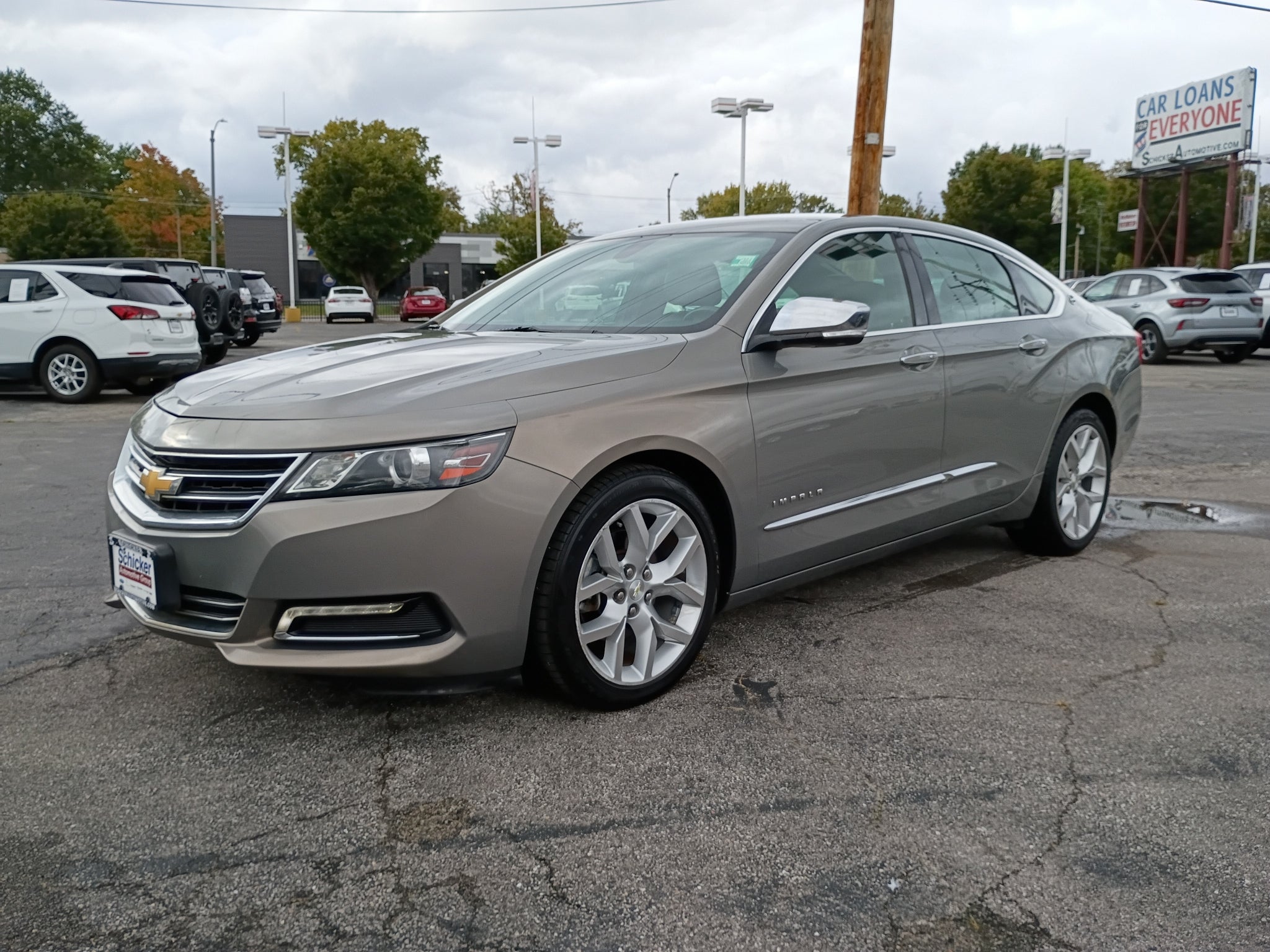 Pepperdust Metallic 2019 Chevrolet Impala Sedan Front-Wheel Drive 6-Speed Automatic