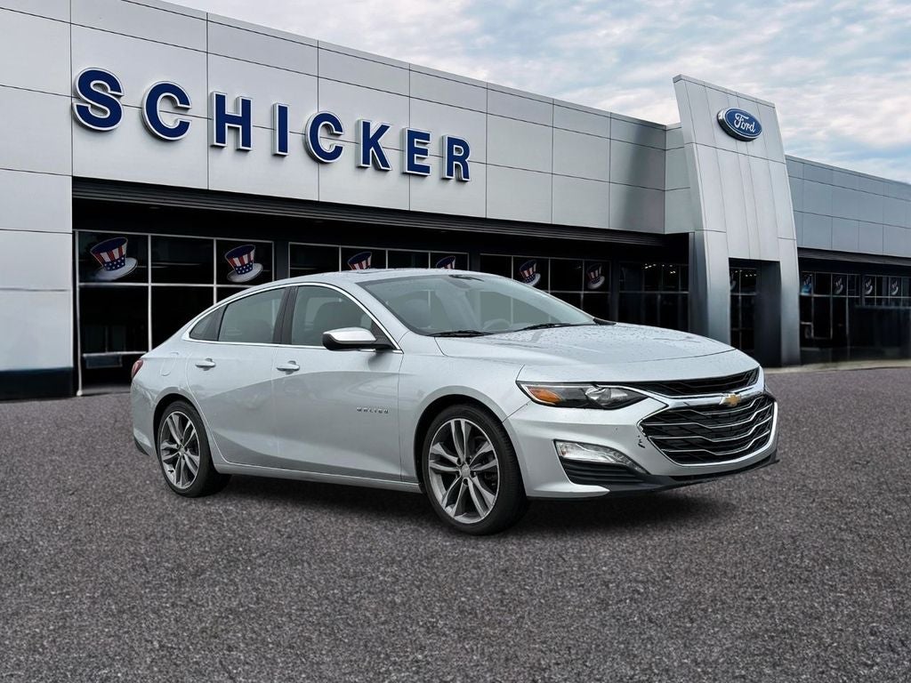 Silver Ice Metallic 2021 Chevrolet Malibu Sedan Front-Wheel Drive Continuously Variable Transmission