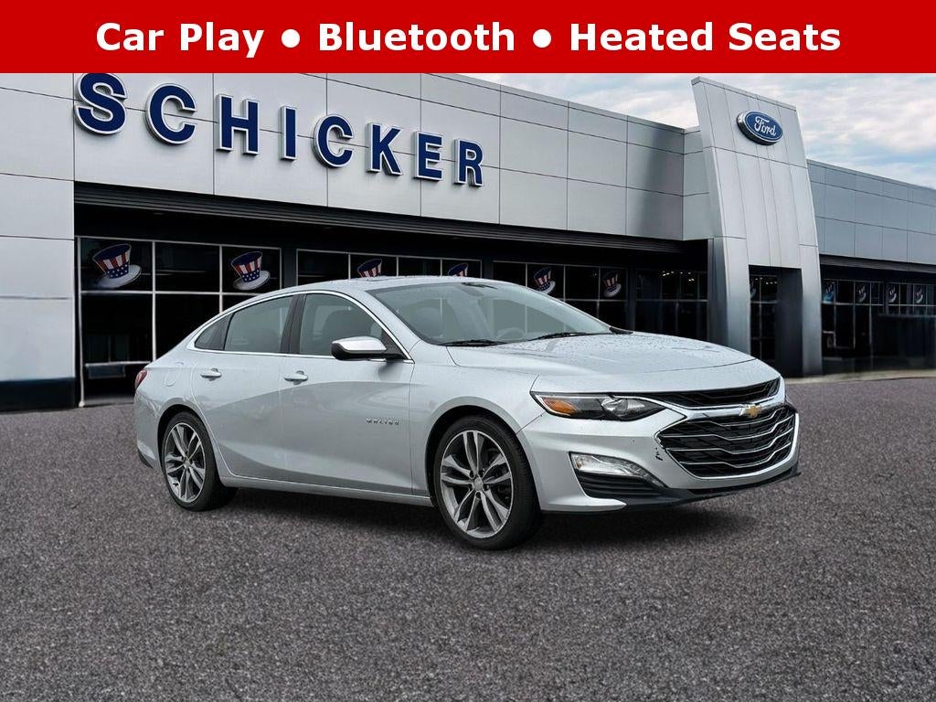 Silver Ice Metallic 2021 Chevrolet Malibu Sedan Front-Wheel Drive Continuously Variable Transmission