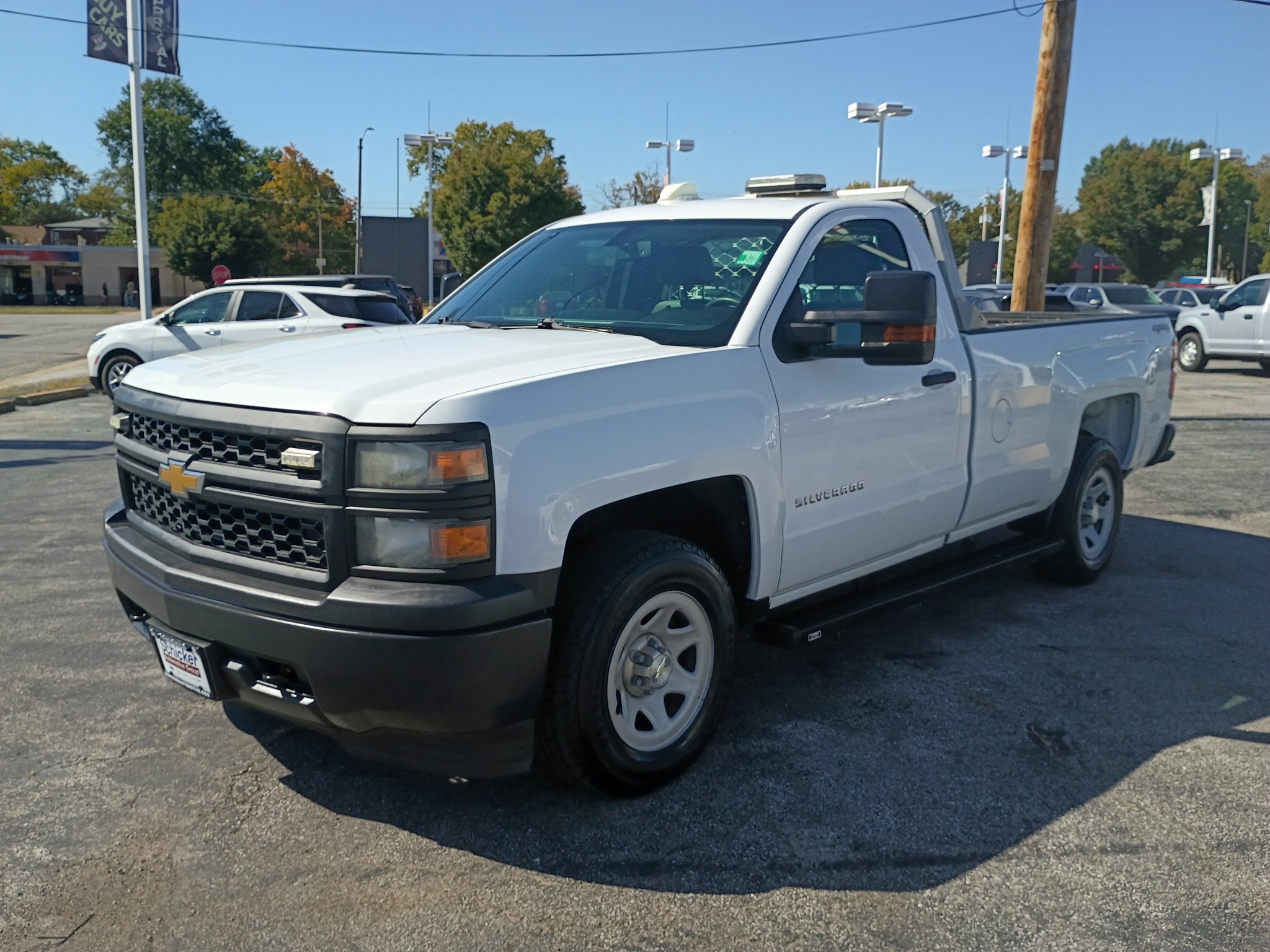 Summit White 2015 Chevrolet Silverado 1500 Pickup Truck Four-Wheel Drive 6-Speed Automatic
