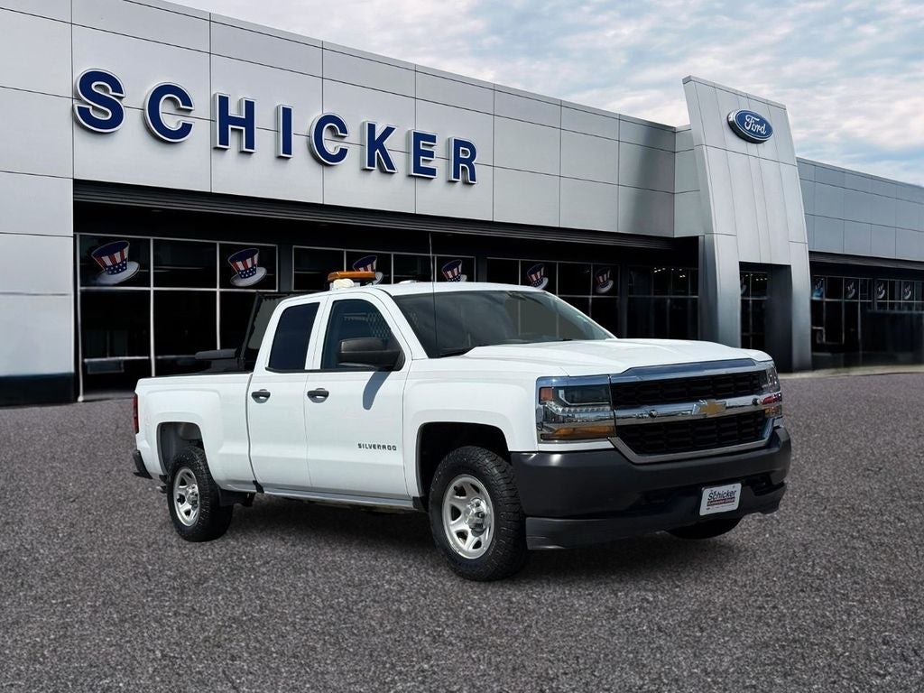 Summit White 2017 Chevrolet Silverado 1500 Work Truck Double Cab 4WD Pickup Truck Four-Wheel Drive 6-Speed Automatic