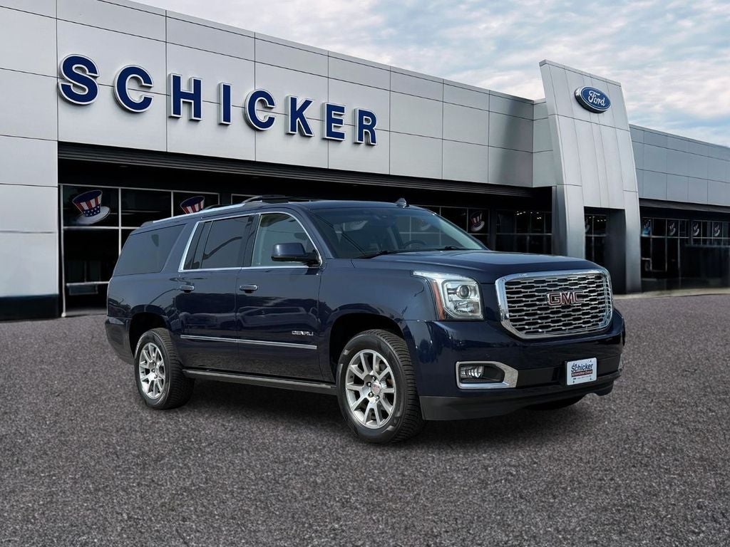 Dark Sapphire Blue Metallic 2019 GMC Yukon XL SUV / Crossover Four-Wheel Drive 10-Speed Automatic